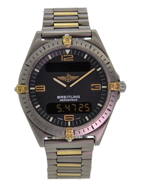 breitling aerospace titanium f56061|Breitling Aerospace Titanium Two Tone .